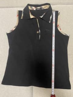 BURBERRY LONDON ノースリーブ シャツ ブラック XL - メルカリ