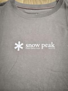 snow peak Tシャツ グレー ベージュグレージュ Lのサムネイル