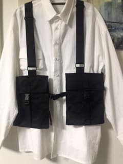 メンズ　ベスト　黒のサムネイル