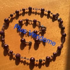 【美品】Plus Vendome ネックレス、ブレスレット、ピアスセットのサムネイル