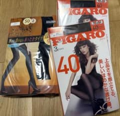 ストッキング 3足セット(L〜LL40デニール2つ、M〜L50デニール1つ)のサムネイル