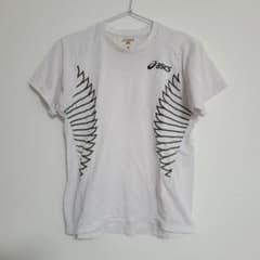 asics アシックス　Tシャツ S ホワイト