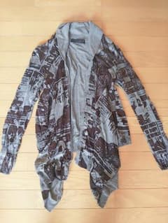 （美品）ヒステリックグラマーアシンメトリーカーディガンのサムネイル