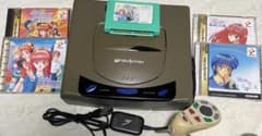 ジ*ヤ様 セガサターン中期型セット　HDMI変換器付き　ソフト4本付き　動作確認