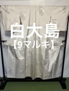 ☘️オークション☘️ 【白大島紬】○泥染○生糸○ - メルカリ