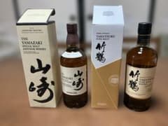 新品未開封 山崎NV 700ml、竹鶴 700ml 箱付き - メルカリ