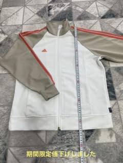 （アディダス　adidas 上下　レディースジャージ　 ）　ホワイト ベージュのサムネイル