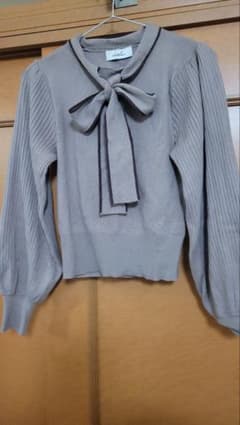 dazzlin ニットトップス モカのサムネイル