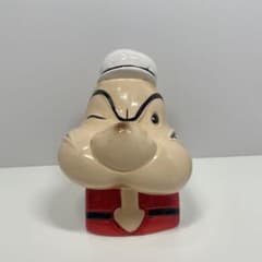 当時物 POPEYE ポパイ 陶器製 顔型 貯金箱 - メルカリ