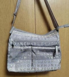 ☆美品☆CHARLES JOURDAN ショルダー グレー ロゴ柄のサムネイル
