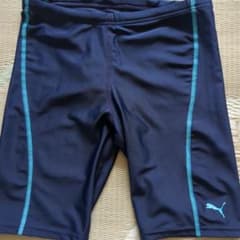 PUMA 男の子用水着 ネイビーのサムネイル