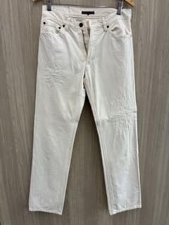 【美品】Theory セオリー リペア加工 ホワイトデニムパンツ サイズ30のサムネイル