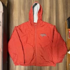 90〜00s Pro-Keds ナイロンジャケットフード付き レッド Mサイズ 