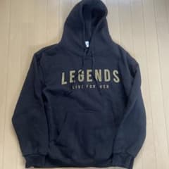 LEGENDS LIVE FOREVER パーカー ブラックのサムネイル