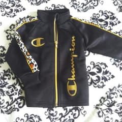 未使用♥90cm♥Champion✨豹柄✖ゴールドプリント✨ジャージ上のサムネイル