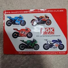 NGK スパークプラグ MotoGP ステッカー 5枚セットのサムネイル