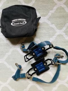 モンベル(mont‐bell)コンパクトスノースパイク ブラック BKポーチ付きのサムネイル