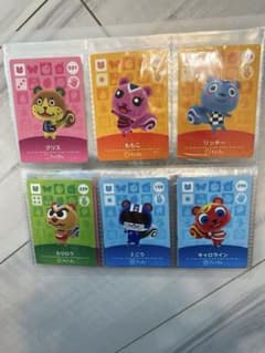 人気住民あり‼️どうぶつの森 amiiboカード】リス住民 6枚セット