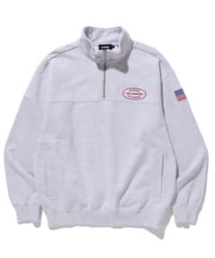 XLARGE ハーフジップ グレー Lサイズのサムネイル
