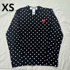COMME des GARÇONS PLAY ドット柄 長袖Tシャツ新品タグ付き - メルカリ