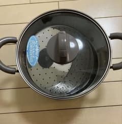 パスタ鍋 湯切りバスケット付きのサムネイル