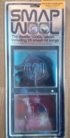 値下げ☆SMAP WOOL WーBEST ALBUM 限定版 (缶バッジ付き) - メルカリ