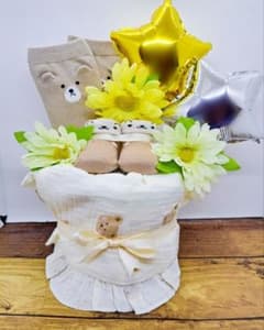 곰 스타 ☆ 기저귀 케이크 기저귀 케이크 선물 출산 축하 18