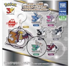 ポケモン 30周年 メタルチャームマスコット 2点セットのサムネイル