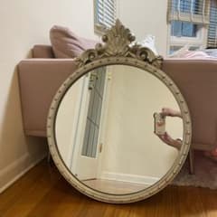 ローラアシュレイ　壁掛けミラーのサムネイル