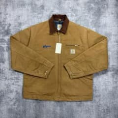 藤*丸様 USA製 Carhartt J01 BRN デトロイトジャケット企業刺 - メルカリ