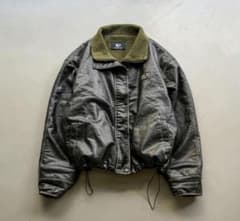 地底人】リバーシブルPUレザーフリースジャケット - メルカリ