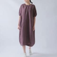 【希少✨美品】LISETTE ニノン リネンワンピース ゆったり コクーン36 希少✨美品】LISETTE ニノン リネンワンピース ゆったり コクーン36