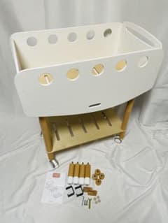 Hoppl 木製ベビーベッド べベット ゆりかご - メルカリ