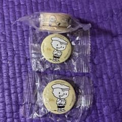 スヌーピー 缶バッジ 2個とマステのセット くら寿司のサムネイル