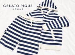 【美品】gelato pique homme ジェラートピケオム ボーダーのサムネイル