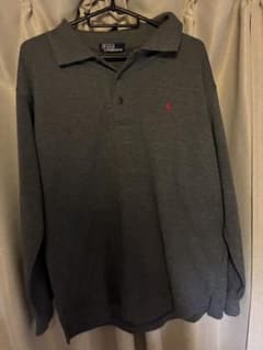 Polo by Ralph Lauren 長袖ポロシャツ グレー Lのサムネイル