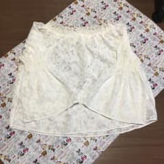 GU♡袖フレアオフショル レース Lサイズのサムネイル