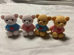 クマのフィギュア4体セットのサムネイル