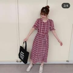 anmille チェックプリーツOPのサムネイル