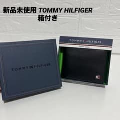 新品未使用 TOMMY HILFIGERトミーヒルフィガー レザー二つ折り財布のサムネイル