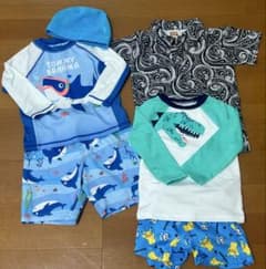 Hawaiian boy swimsuit set他のサムネイル