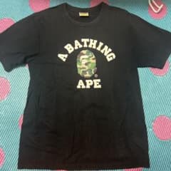 A BATHING APE Tシャツ ブラック Mサイズのサムネイル