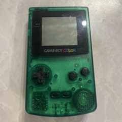 Nintendo GAME BOY COLOR 本体 クリアグリーン　ジャンク品のサムネイル