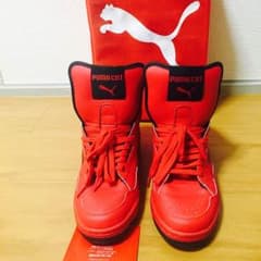 PUMA CAT LPD(354700-05) 美品 レッド 26.5cmのサムネイル