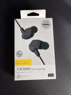 final VR3000 for gaming ゲーミングイヤホンのサムネイル