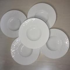 BERNARDAUD ベルナルド リムプレート皿 21.5cm 5枚セット - メルカリ
