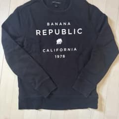 BANANA REPUBLIC スウェット ブラック S