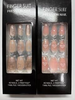 FINGER SUIT PRESS-ON NAIL　新品　即日発送　セット販売のサムネイル