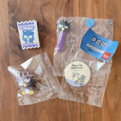 バッドばつ丸 PEZ 肩ズン 缶バッジ クリップ 4点セットのサムネイル