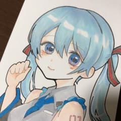 自作イラスト 初音ミクのサムネイル